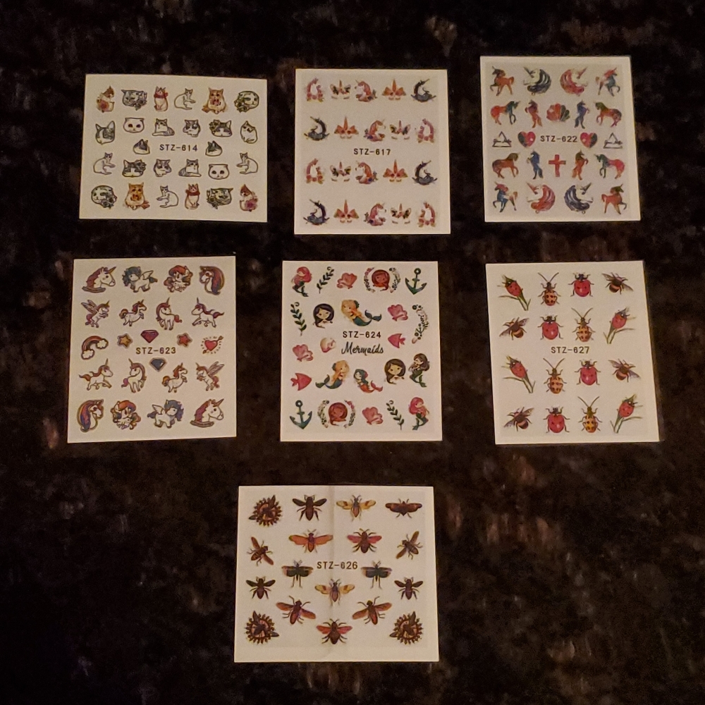 Children's Centric: Multicolored Nail Stickers